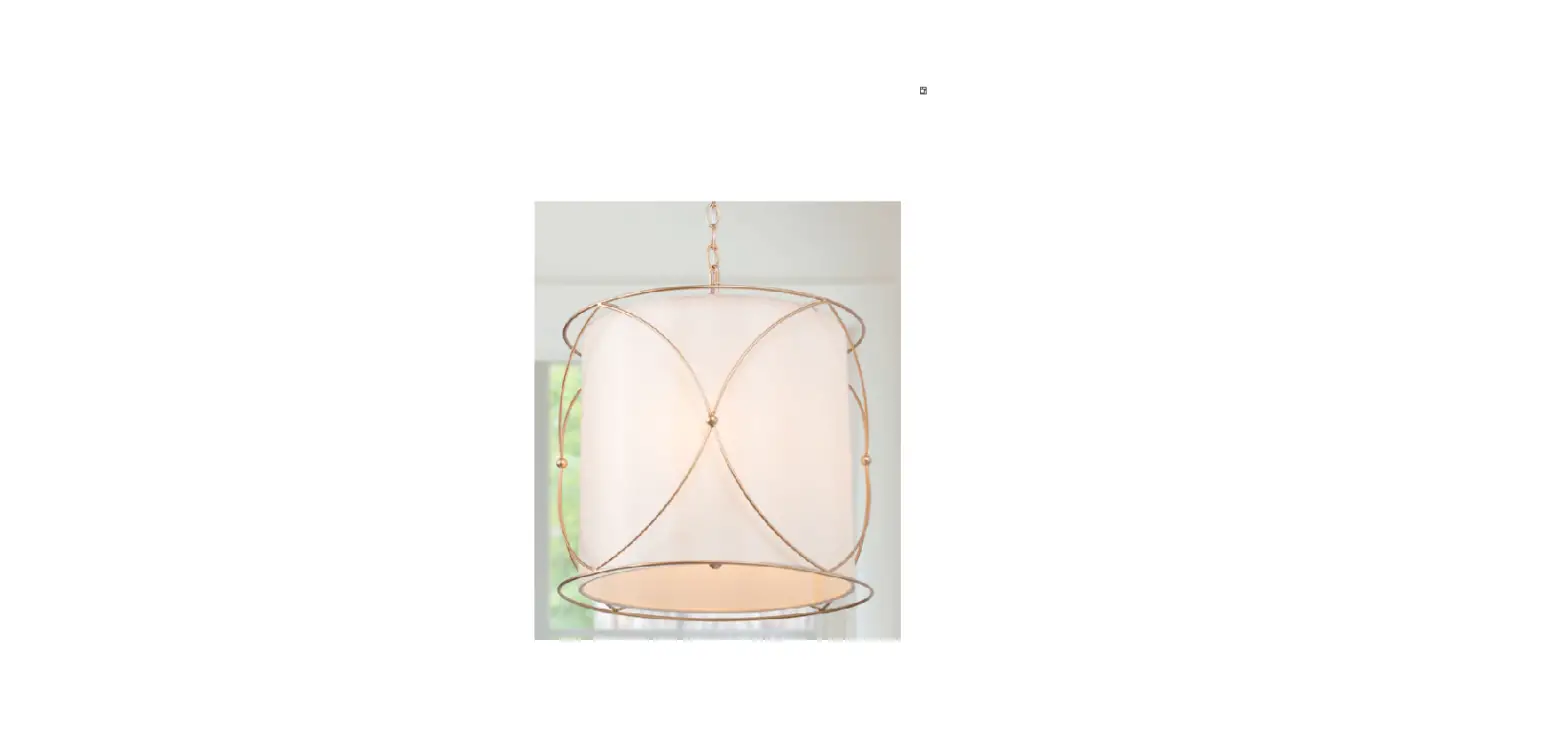 Uolfin 5069564 3-light Dark Gold With Fabric Modern Instruction Manual