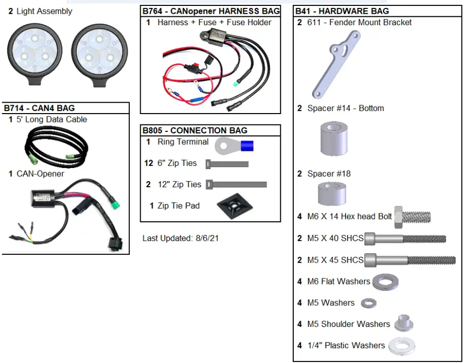 clearwater-LIGHTS-F900XR-Darla-LED-Light-Kit-fig-1