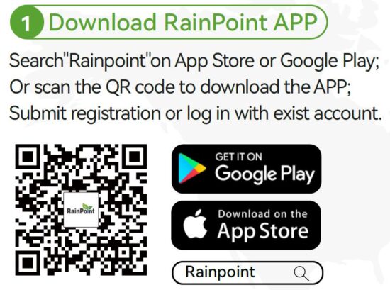 FIG 1 Download RainPoint APP