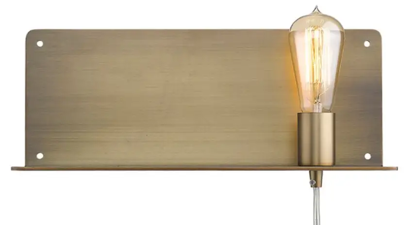 Acclaim Lighting Tw40071ab Arris 1 Light 15 Inch Aged Brass Sconce Instruction Manual