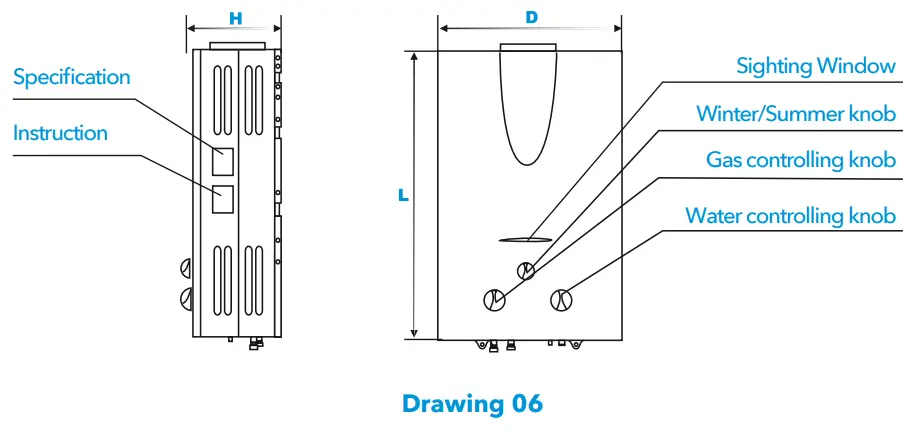 marey GA16OLPDP Gas Tankless Water Heater-fig5