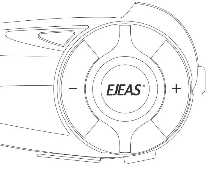 EJEAS Q2 Motorcycle Intercom System