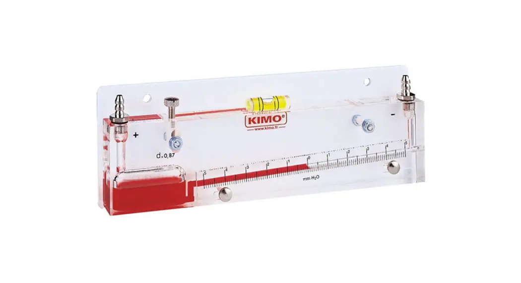 Sauermann Tx Series Inclined Liquid Column Manometer User Manual