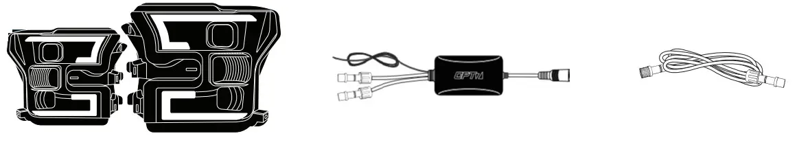 OPT7 2015 2017 FORD F-150 RGBW Bluetooth Headlights - Fig