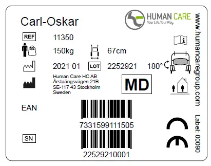 HUMAN-CARE-Carl-Oskar-4-Caster-Rollator-1