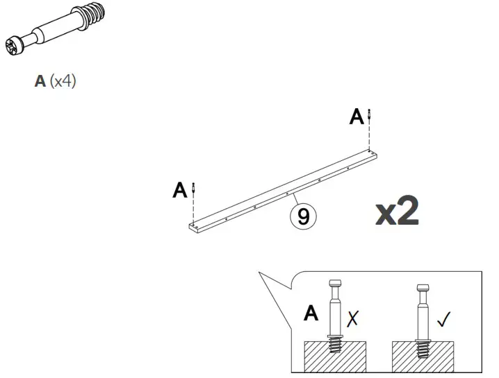SHANGRI LA SLHAMPTCDWA SLHAMPTCDBA Hampton Chest of Drawers - ASSEMBLY 1