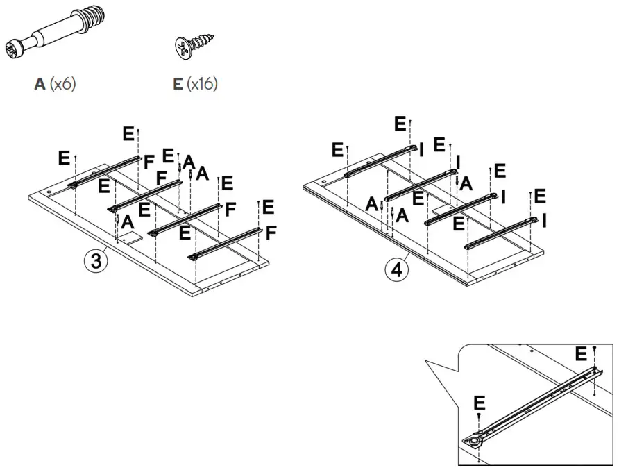 SHANGRI LA SLHAMPTCDWA SLHAMPTCDBA Hampton Chest of Drawers - ASSEMBLY 4