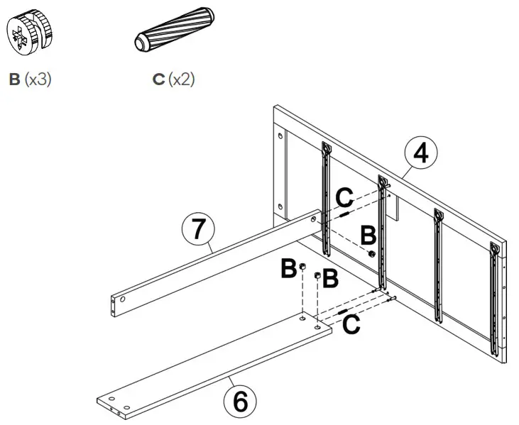 SHANGRI LA SLHAMPTCDWA SLHAMPTCDBA Hampton Chest of Drawers - ASSEMBLY 5