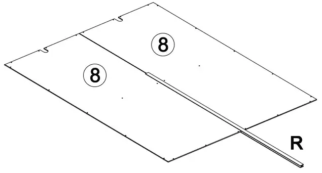 SHANGRI LA SLHAMPTCDWA SLHAMPTCDBA Hampton Chest of Drawers - ASSEMBLY 8