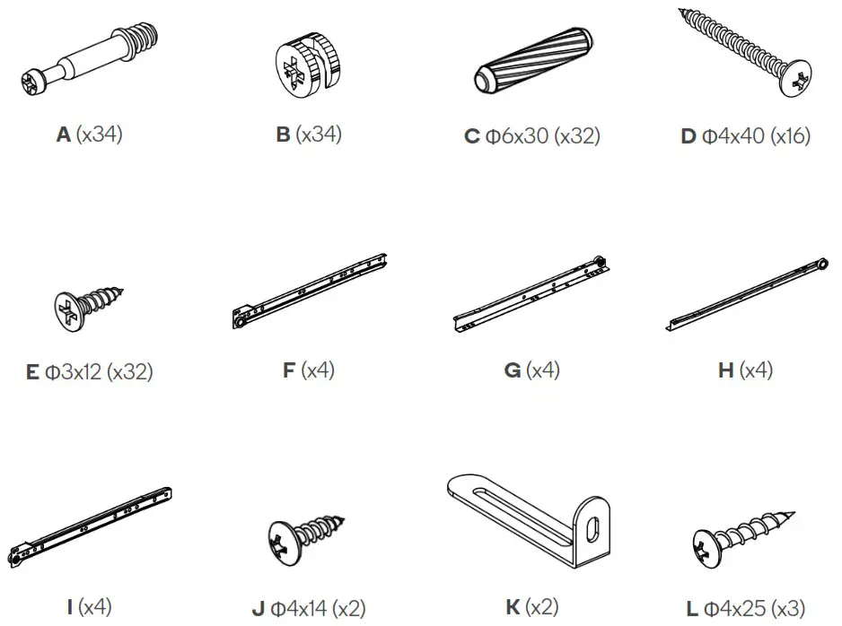 SHANGRI LA SLHAMPTCDWA SLHAMPTCDBA Hampton Chest of Drawers - Hardware 1