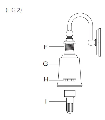 Signature Hardware 427954 Antonia 13.25-in 2-Light Bronze Traditional Vanity Light - 5
