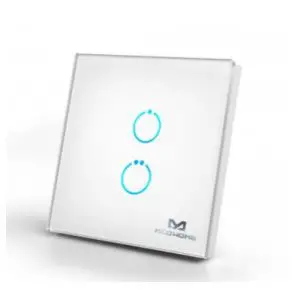 MCOETPS412 MCO Home Glass Touch Switch GEN5 2 Buttons