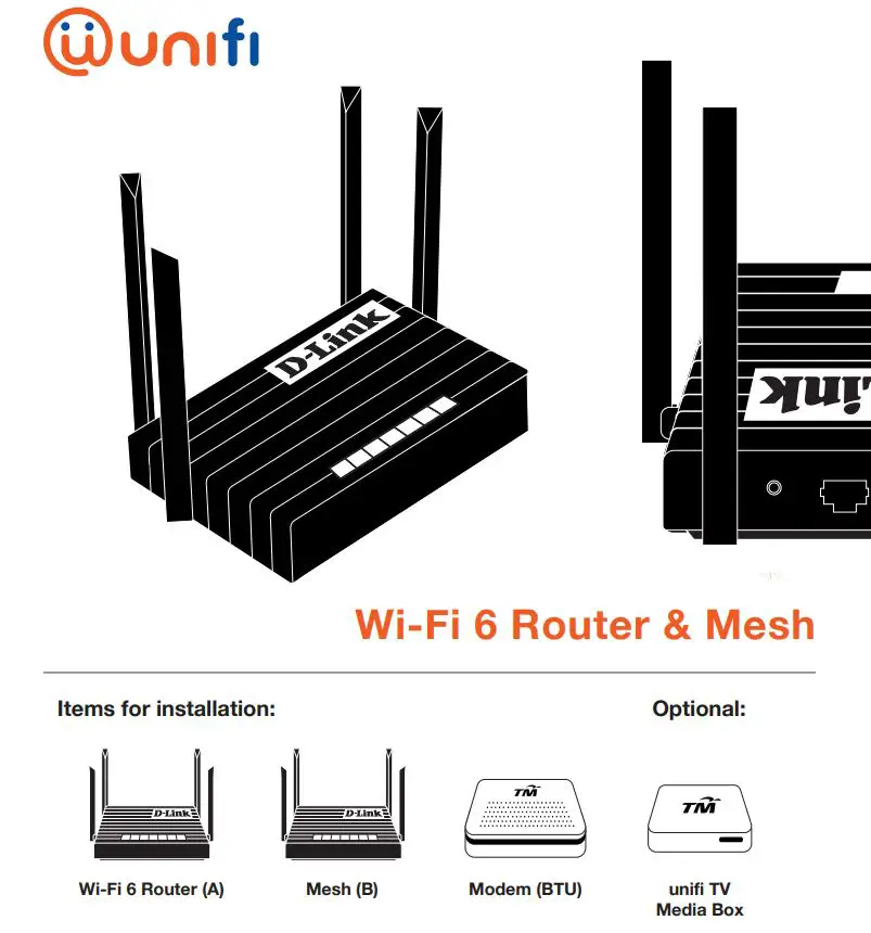 UniFi WiFi 6 Router and Mesh User Manual