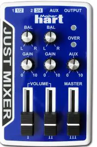 Audio Mixer Maker Hart 3 Stereo 5 Mono Channel Mixe