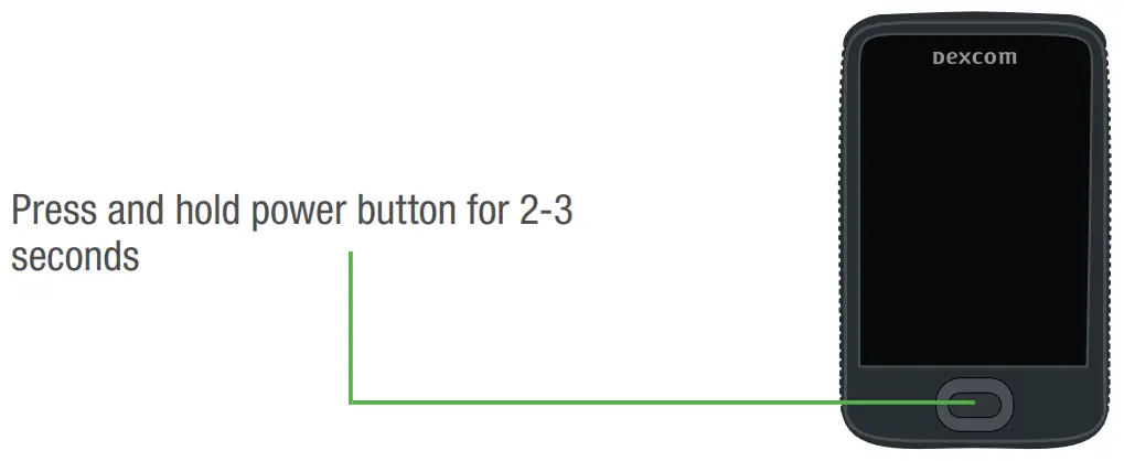 Dexcom G6 Personal CGM System - Turn on receiver