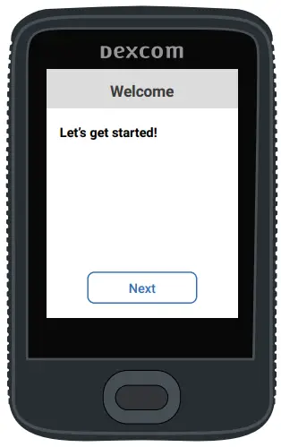 Dexcom G6 Personal CGM System - power button