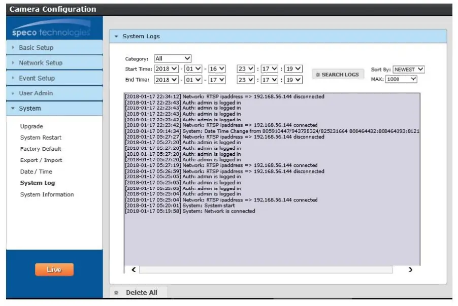 speco technologies O3FDP9 IP Camera - fig 11
