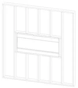 Modern Flames Linear Landscape Pro Slim Electric Fireplace - Install L Metal Nailing Flanges