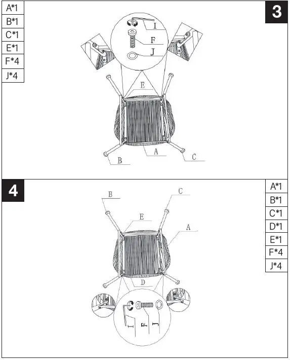 PHI VILLA-PV-431-3-Piece-Patio-Conversation-Set-Handwoven-Rattan-Wicker-Chairs-fig- (4)