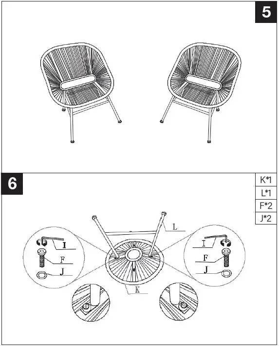 PHI VILLA-PV-431-3-Piece-Patio-Conversation-Set-Handwoven-Rattan-Wicker-Chairs-fig- (5)