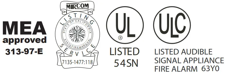 Mircom M H -2 5 R Mini Horn Remote Signaling Device - icon 1