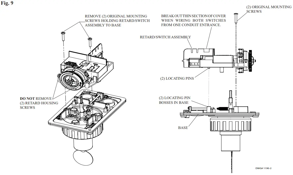 Retard/Switch Assembly Replacement