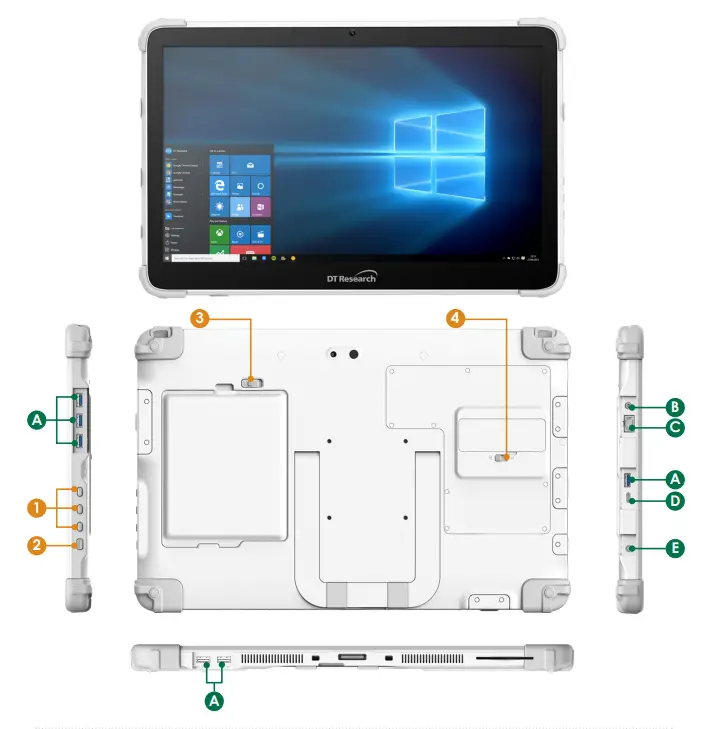 DT Research 373T MD Rugged Medical Tablet PC-CONTENTS