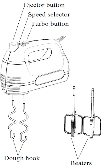anko-HM9105-SA-Hand-Mixer-FIG-1
