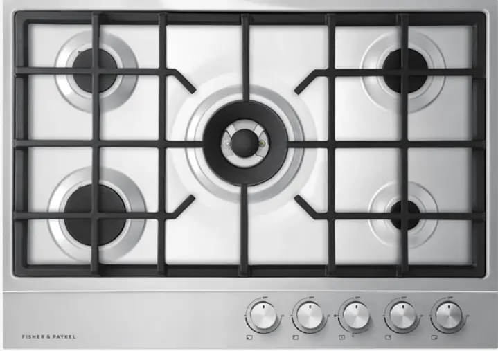 FISHER PAYKEL CG305DNGX1_N Gas on Steel Cooktop 30 Inch