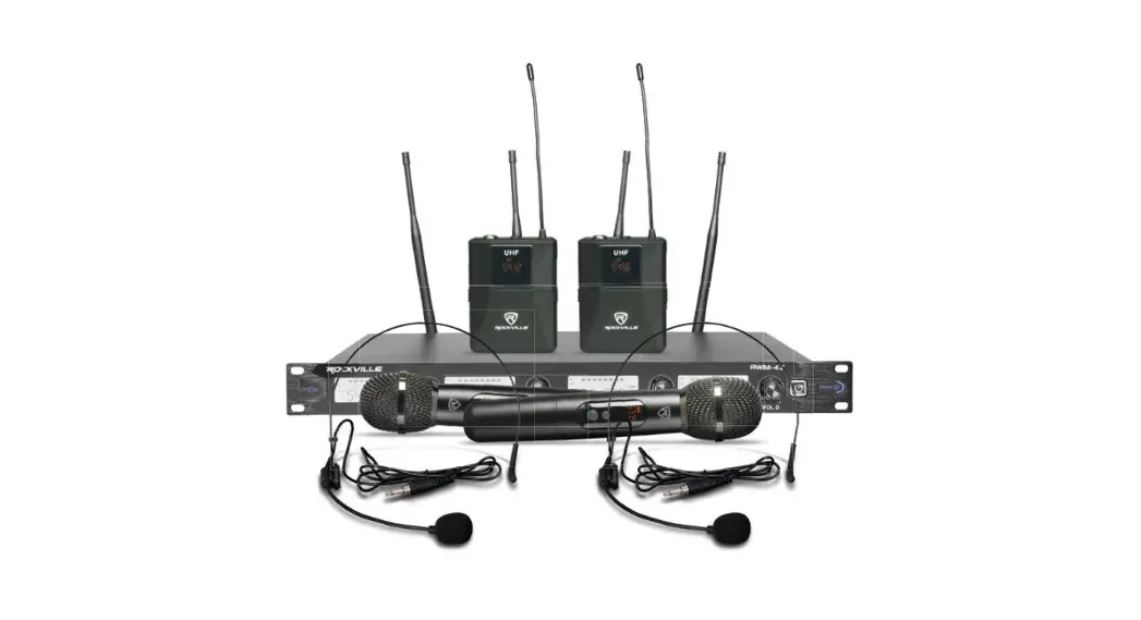 Rockville Rwm-4z Professional Wireless Quad Microphone System Owner's Manual