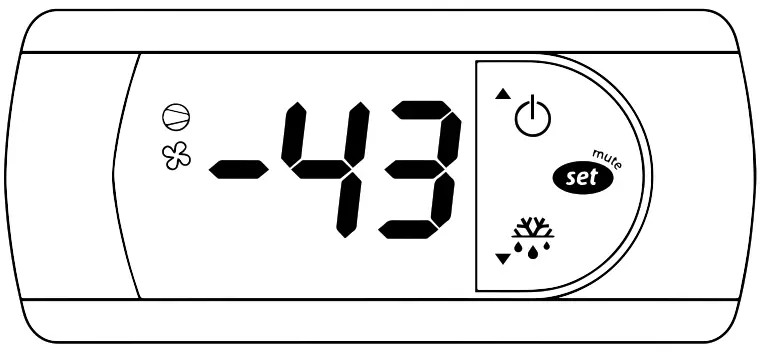 Arktic Cooling and Freezing Counters Profi Line - CONTROL PANEL
