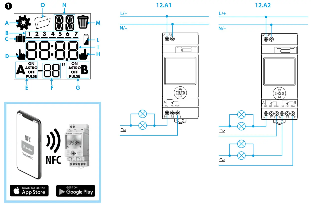 finder 12.A1 Digital Time Switch-1