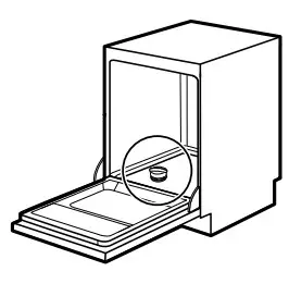 Filling the salt Container