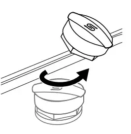 Filling the salt Container