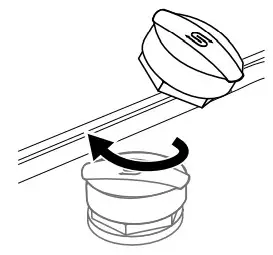 Filling the salt Container