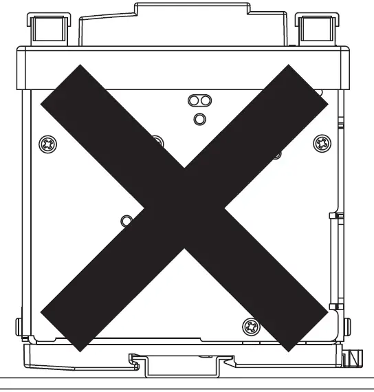 Horizontal Mounting (face up)