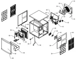 BERG BIM-350F Modular Ice Machines --microchannel condenser