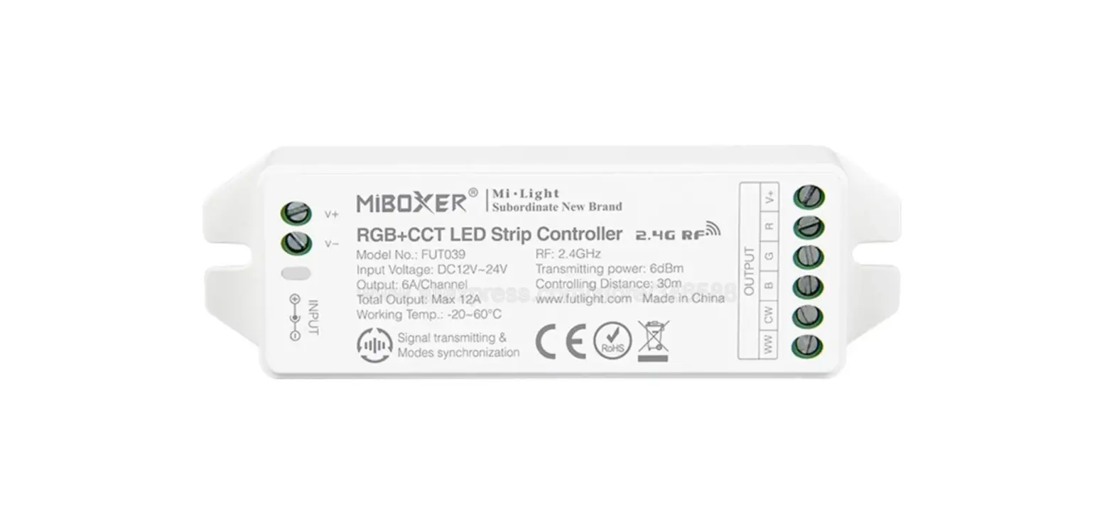 Miboxer Fut039 Rgb+cct Led Strip Controller Instructions
