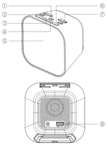 PHILIPS R4406 4000 Series Clock Radio - Charge your mobile devices.
