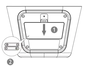 PHILIPS R4406 4000 Series Clock Radio - Connect power