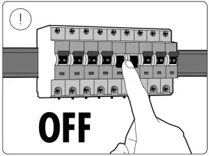 PHILIPS 533003016 MyLiving Phase LED Ceiling Light - off