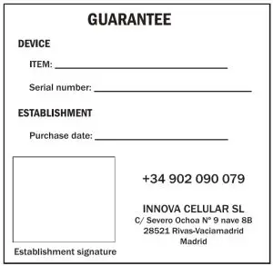INNOVA Sport Watch Square - Guarantee