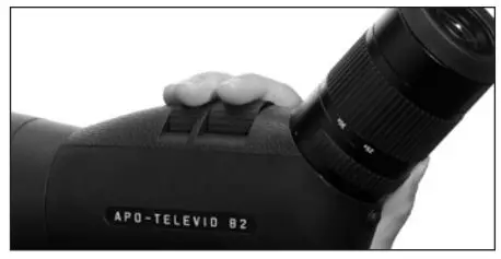 Leica 40129 APO-Televid 65 65mm Spotting Scope Body Angled - FOCUSING