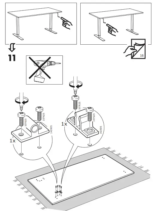 IKEA SKARSTA Desk Sit Stand- 11