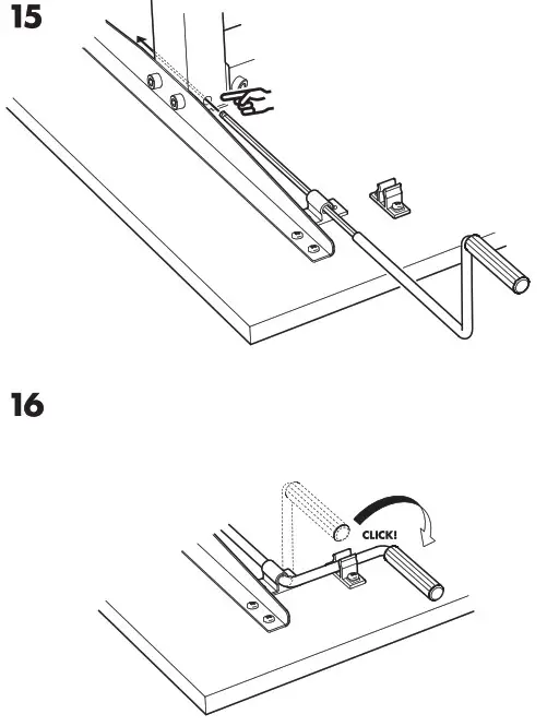 IKEA SKARSTA Desk Sit Stand- 15