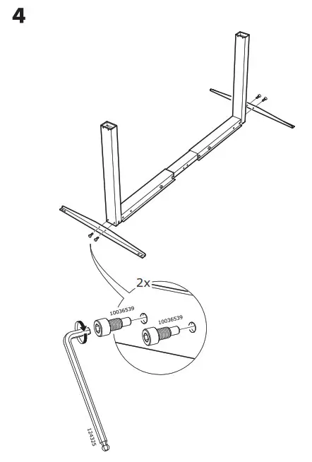 IKEA SKARSTA Desk Sit Stand- 4