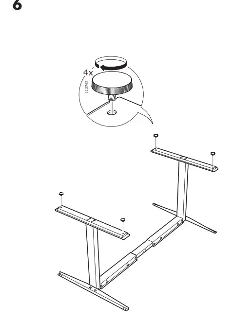 IKEA SKARSTA Desk Sit Stand- 6
