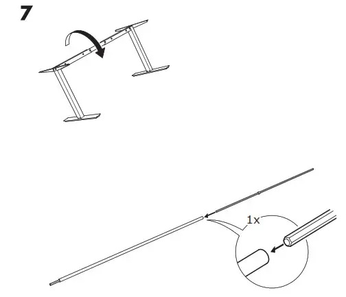 IKEA SKARSTA Desk Sit Stand- 7