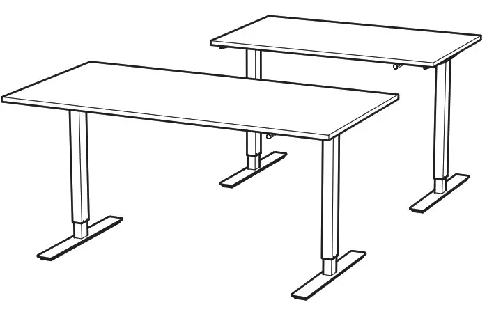 IKEA SKARSTA Desk Sit Stand