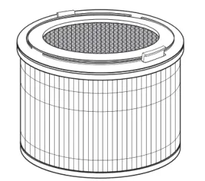 clair H13 Air Purifier - 3 Layers of Filte